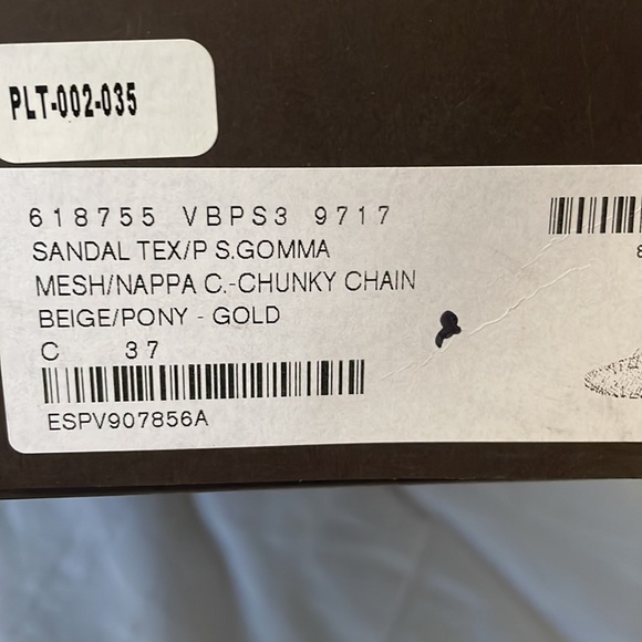 BOTTEGA VENETA Chain-embellished macramé and leather mesh pumps beige 37 - Picture 9 of 14